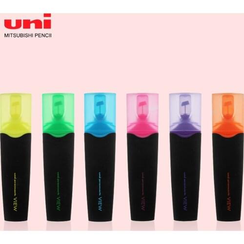 1pcs Japan UNI Perspective Fluorescent Pen USP-200 Windows Can Be Used for Students with Candy Color Thick Line Marker
