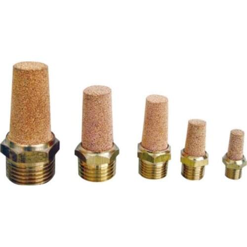 10 PCS en lot bsl-06 pneumatique laiton silencieux 1/4 pouces BSP 1/4 "silencieux raccord bruit filtre reducteur connecteurur