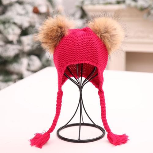 2018 Brand Cute Toddler Kids Girl&Boy Baby Infant Winter Warm Crochet Knit Hat Beanie Cap 7 Colour