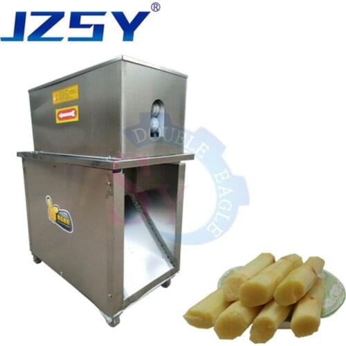 300kg/h High efficiency commercial automatic sugarcane stripping shucking machine/electric sugar cane peeler equipment