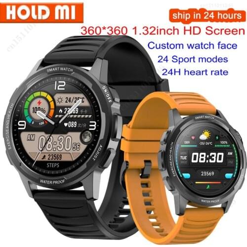 360*360 1.32inch HD Screen X28 Smart Watch Men 24 Sport Fitness Activity Tracker 24H heart Rate Smartwatch Women for IOS Android
