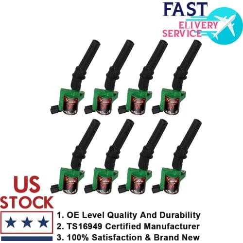 8 Pack Ignition Coil For Ford F150 DG508 V8 V10 4.6L 5.4L Expedition 2000 2001 2002 2003 2004