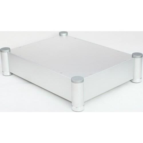 393 * 80 * 295mm WA90 All Aluminum Front Tube Amplifier Case / AMP Case / DIY Box