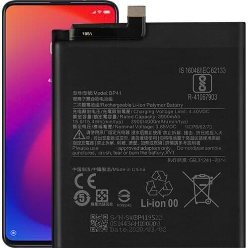 BP41 Battery For Xiaomi Redmi K20 Battery Replacement Repair Part