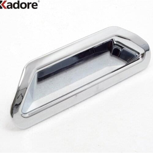 For Ford Kuga Escape 2013 2014 2015 Chrome Rear Trunk Door Handle Bowl Cover Trim Car Tailgate Handle Cup Sticker Accessories
