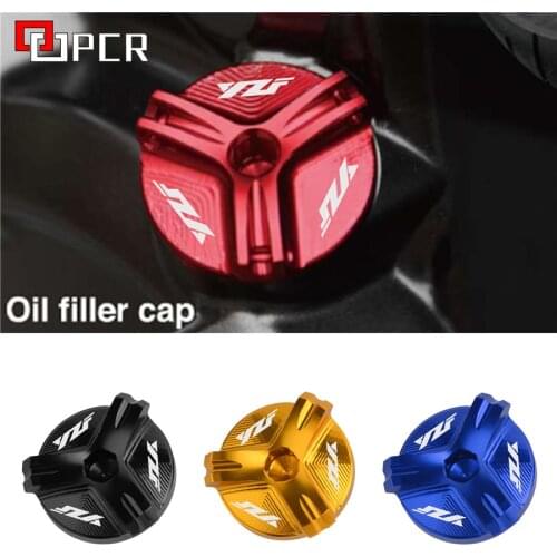 For Yamaha R1 R3 R6 YZF-R3 YZF-R6 YZF-R1 YZF-R25 MT07 MT-07 Motorcycle Engine Oil Filter Cup Plug Cover Screw motor accessories