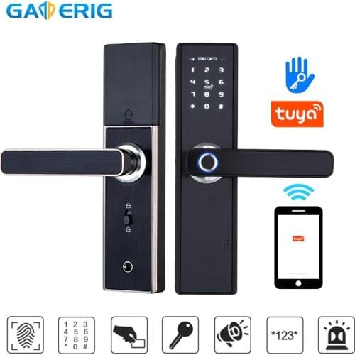 GATERIG Lock Door Smart Fingerprint Intelligent Unlock WiFi Lock Password Biometric Hotel Digtal Door Lock