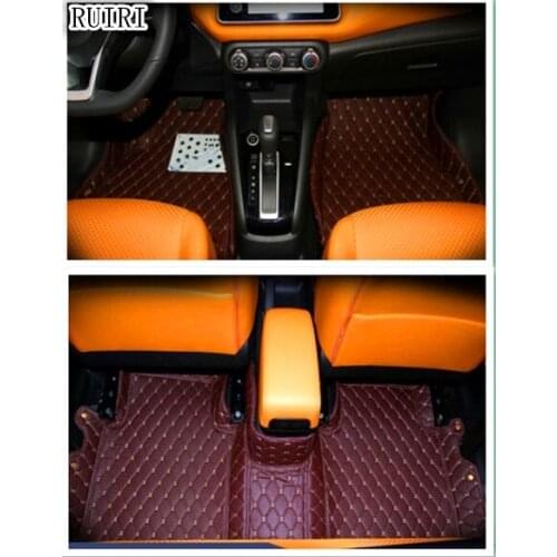 Good quality mats! Special car floor mats for Nissan Kicks 2019-2017 waterproof car rugs carpets for KICKS 2018,Free shipping