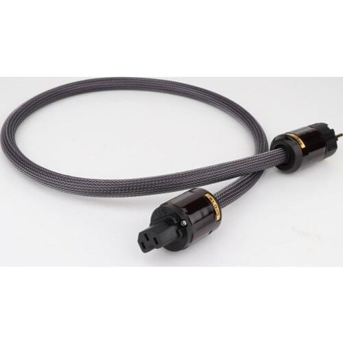 AC313 OFC Power cable with Gold plated Schuko Power connector P079E