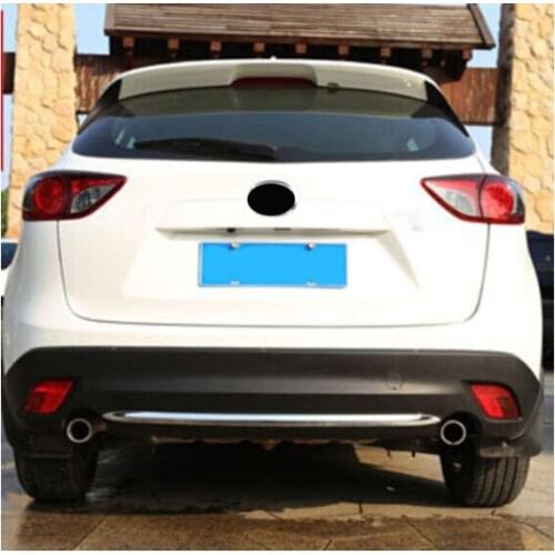 HOT Car Rear Bumper Protector trunk Lid Down trim trims Cover For Mazda CX-5 CX5 2012 2013 2014 2015