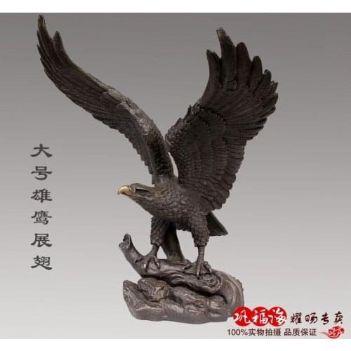 TOP GOOD HOME LIVING ROOM TOP DECOR ART FENG SHUI- MASCOT LUCKY CBRONZE STATUE DECORATION