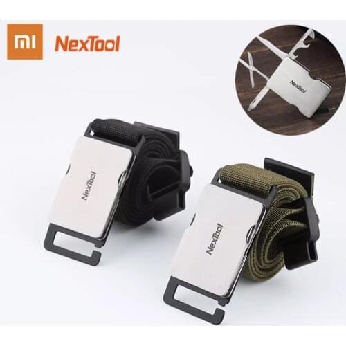Nextool Multifunction Tool Kit Belt Outdoor Waistband Tactical Belt Camping Hiking Knife Scissors Opener Screwdriver Xiaomi