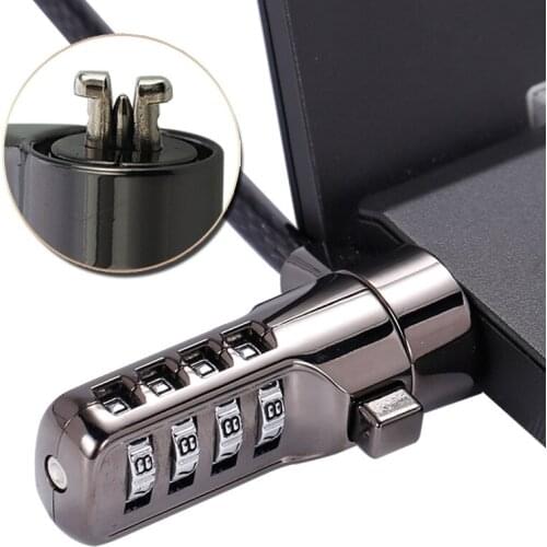 Newest Arrival 4 Digit Security Password Computer Lock Anti-theft Chain For Notebook PC Laptop Anti-theft lock