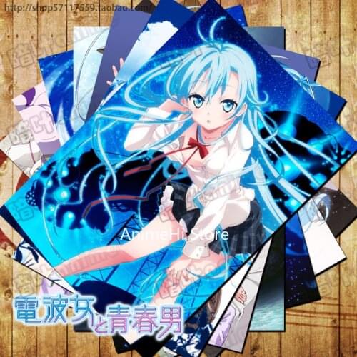 10 pcs/set Anime Denpa Onna to Seishun Otoko posters Niwa Makoto Touwa Erio wall pictures for Colletion A3 42x29CM Stickers