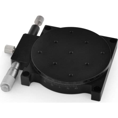 Rotational 40mm Left Adjustable Precision Manual Stage Cross-roller Bearing For Automation Sliding Linear CNC Photology