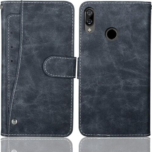 Luxury Wallet BQ 6040L Magic Case 6.09" Vintage Flip Leather Protective Cover For BQ 6040L Magic Case With Front Card Slots