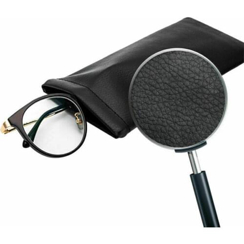 Snapped Glasses Slim Black Sunglasses Soft Bag Glasses Cover Mouth Case Pouch 2X