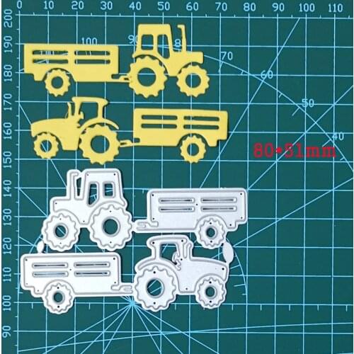 Farm Truck Metal Cutting Dies Stencils for diy Scrapbooking Photo Album Decorative Embossing Paper Card Crafts Die