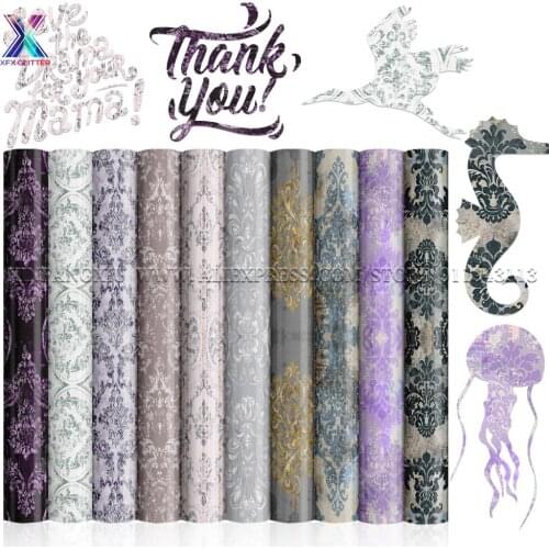 XFX Wholesale Cricut Infusible Transfer Ink 30 Pcs 12*12 In Kolok Pattern for Cricut Mug Press Maker Mouse Pad Explore Air 2 DIY