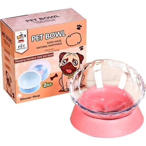 Dorakitten 1pc Single Pet Bowl Non-Slip Cat Dog Water Food Bowl With Base Pet Feeding Supplies Cat Dog Food Water Feeder