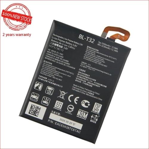 100% Original 3300mAh BL-T32 For LG G6 G600L G600S H870 H871 H872 H873 LS993 US997 VS988 NEW Batteries With Tracking number