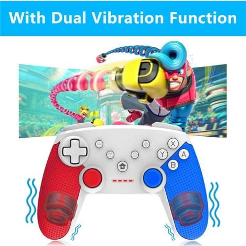 K ISHAKO Vibration Six-Axis Gyroscope For Switch Pro Bluetooth Wireless Gamepad Remote Controller Joystick game handle PC SG04