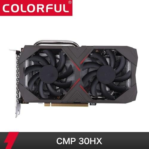 Colorful CMP 30HX Graphic Card GDDR6 6GB Dual-Fan Video Cards For Bitcoin Mining Rig
