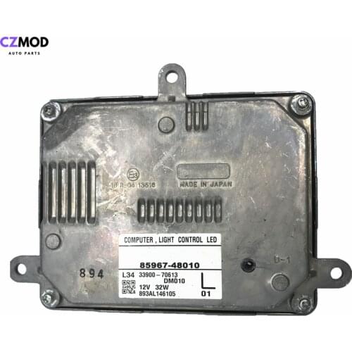 CZMOD Original 85967-48020 R01 85967-48010 L01 Headlight Computer light control Module 33800-70613 R34 L34 used car accessories