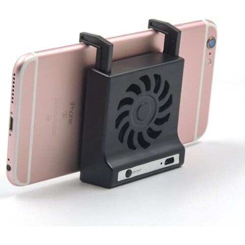 Mobile Phone Cooling Fan Holder Cooler Pad Gamepad Game Gaming Stand 400mAh 1 hours Running time Heat Sink Accommodate 80mm Wide