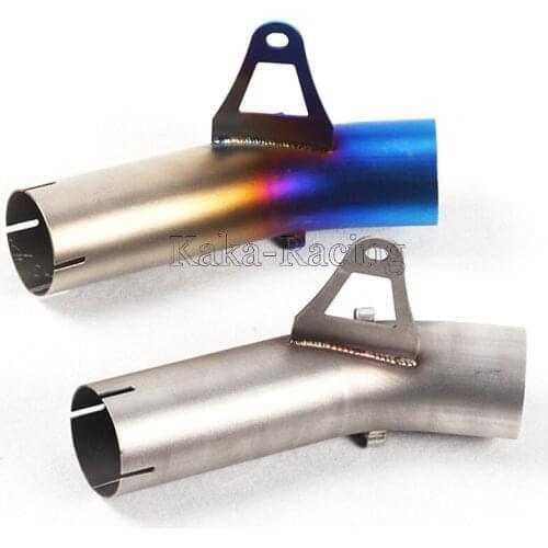 For BMW S1000RR Motorcycle Exhaust Middle Pipe Stainless Steel Motorbike Muffler Exhaust Connect Link Mid Pipe Escape 2010-2016