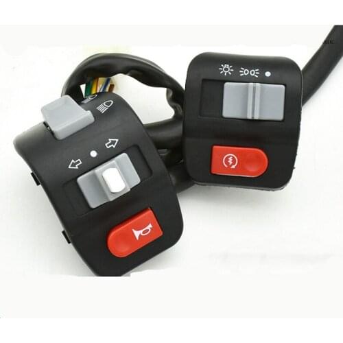 Electric Scooter Motorcycle Qiao Lattice Combination Switch Fast Eagle Switch Assembly Horn Headlamp Holder