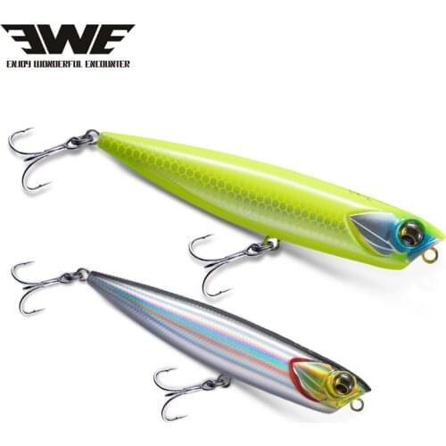 EWE Floating Pencil Lure FEISHA 85mm/100mm/65mm10G/14G/6.8G Wobbler Articial bait fishing tackle for trout pike Swimbait lures