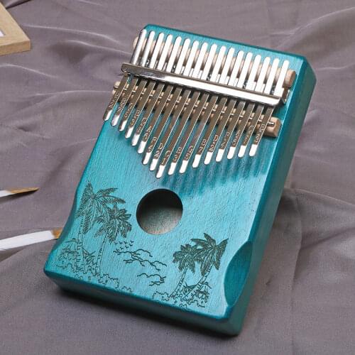 Kalimba 17 Key Mahogany Kalimba Thumb Piano Africa Musical Instrument Finger Piano High Quality Acacia 17 Keys Kalimba