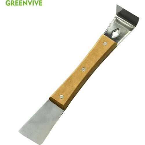 Kelly 12" S/S Jumbo Hive Tool Wooden Handle Hive Tool Frame Lifter and Scraper Beekeeping Equipment