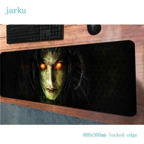 Starcrafts mouse pad 900x300mm mats gel Computer mouse mat gaming accessories present large mousepad keyboard games pc gamer