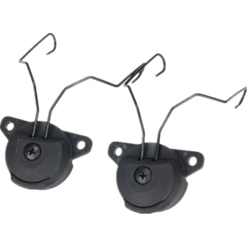 TACTICAL EX Headset and Helmet Rail Adapter Set GEN2 for MSA headphones black DE FG