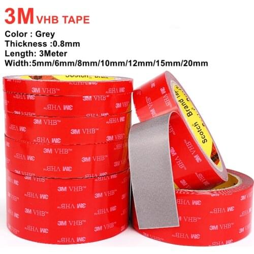 3M VHB Acrylic adhesive Double-sided FoamTape Strong Adhese Pad IP68 Waterproof High-quality Reuse Home Car Office Decor 5608