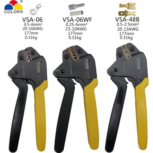 VSA Series Crimping Pliers For Non-insulated Terminal Bare Terminals Clamp Labor-saving Quality Hand Tools