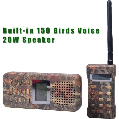 Hunting Decoy Speaker Bird Caller Goose Duck Predator Sound MP3 Player Birds Trap with Remote Control Camouflage