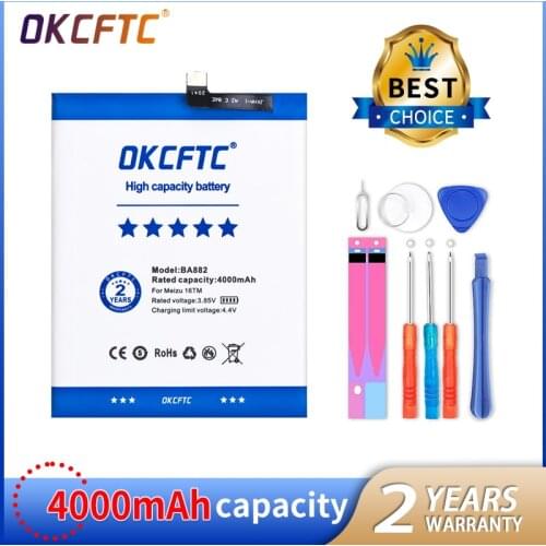 OKCFTC Meizu 16 Phone Batteries