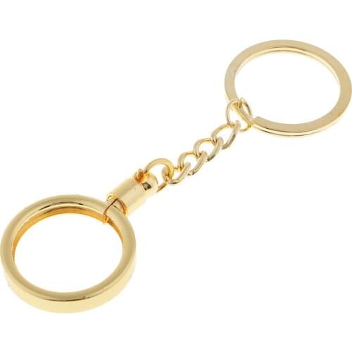 Commemorative Coin Holder Keychain Key Ring Women Men Fans Souvenir Coin Gift Keyring DIY Key Chain 40mm