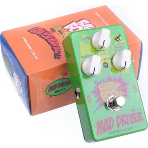 Biyang OD-10 Guitar Bass Effects Pedal Three Models Mad Drive Overdrive
