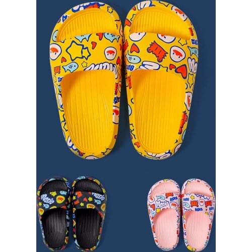 Children Slippers Kids Indoor Home Household Cool Cute Boys Girls Beach Pool Shoes Bath Shower Non-Slip Casual Sandals New