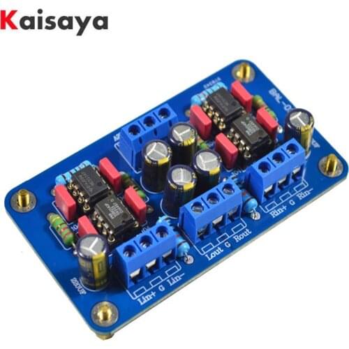 SSM2141 balanced XLR input to unbalanced RCA single-ended signal output finished board 12-15V F9-005