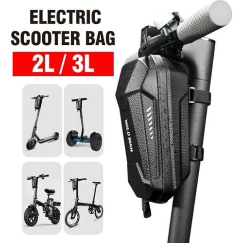 Universal Electric Scooter 2L/3L Head Handle Bag EVA Hard Shell Bag For Xiaomi M365 ES1 2 3 4 Electric Scooter Folding Bicycle