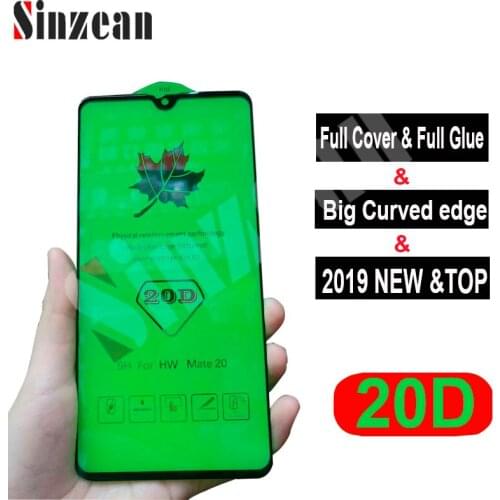 25pcs For Huawei Mate 20/Mate 30 Lite/Mate 8 20D TOP Full Glue Big Curved Edge Tempered Glass Screen Protector in opp bag