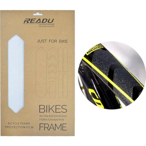 Mountain Bicycle Frame Protector Stickers Scratch-Resistant Bike Guard Frame Cover