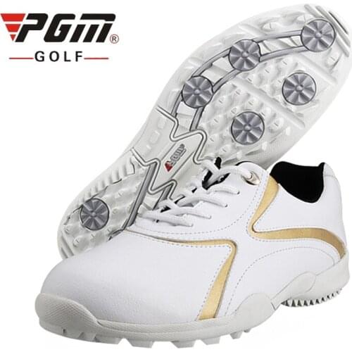 Pgm Women Lightweight Golf Shoes Women Breathable Spikeless Sports Sneakers Ladies Comfortable Non-slip Shoes AA10095