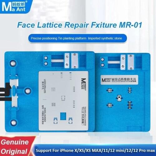 Dot Matrix Projector Repair Fixture For iPhone X-12 Mini/12/12 Pro Max Face ID/Front Camera Fixed BGA Reballing Stencil Holder