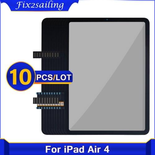 10 pcs/lot 10.9” TouchScreen For iPad Air 4 Air4 4th Gen 2020 A2316 A2324 A2072 A2325 Touch Screen Digitizer Outer Glass Panel